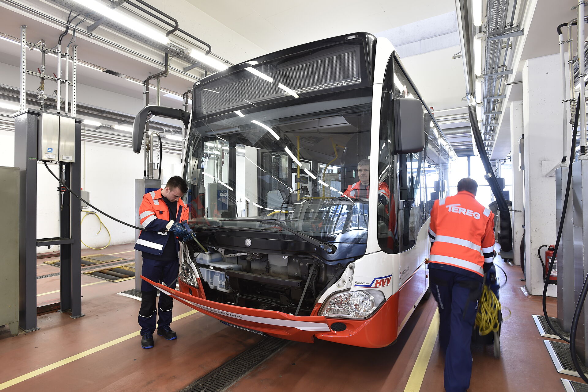 Bus-Fullservice auf dem Busbetriebshof