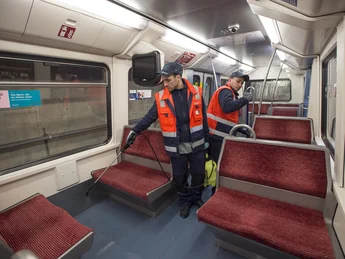 ÖPNV - Fahrzeugreinigung im Minutentakt